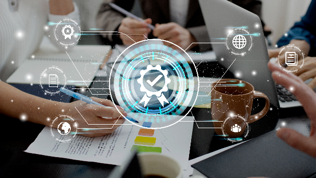 Industrial worker in manufacturing plant